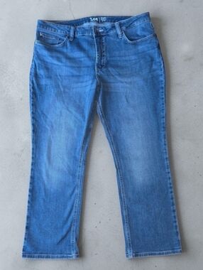 Lee Blue Denim Jeans Size 16 Petite (JEA33)